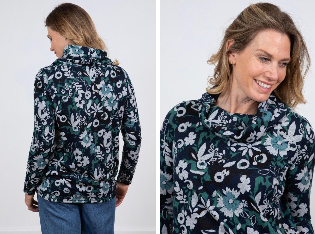 Lm23621 Relaxed Everyday Jumper Clover Navy