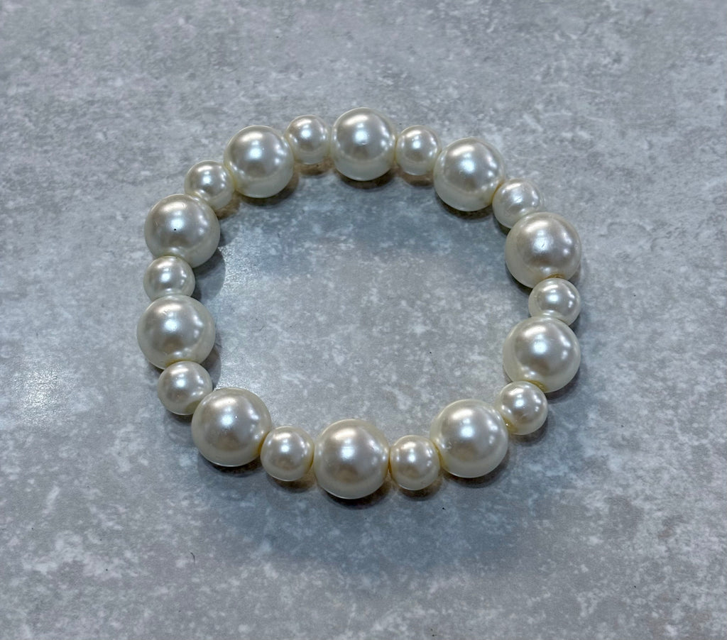 101 Pearl Bracelet Mixed size beads