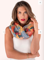 INF3 INFINITY SCARF - EXOTIC LEAVES