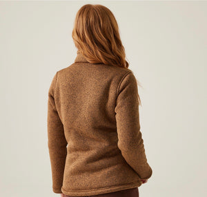 RWA586 Razia II Full Zip Bonded Fleece | Bran Brown(Light Vanilla)