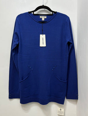 667 Plain long line Jumper