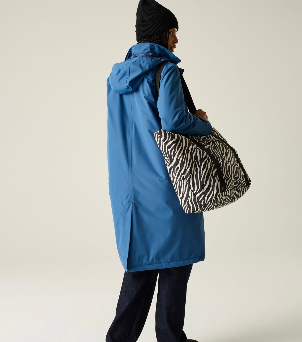 RWP473 Women's Orla Kiely Mac Waterproof Jacket | Blue