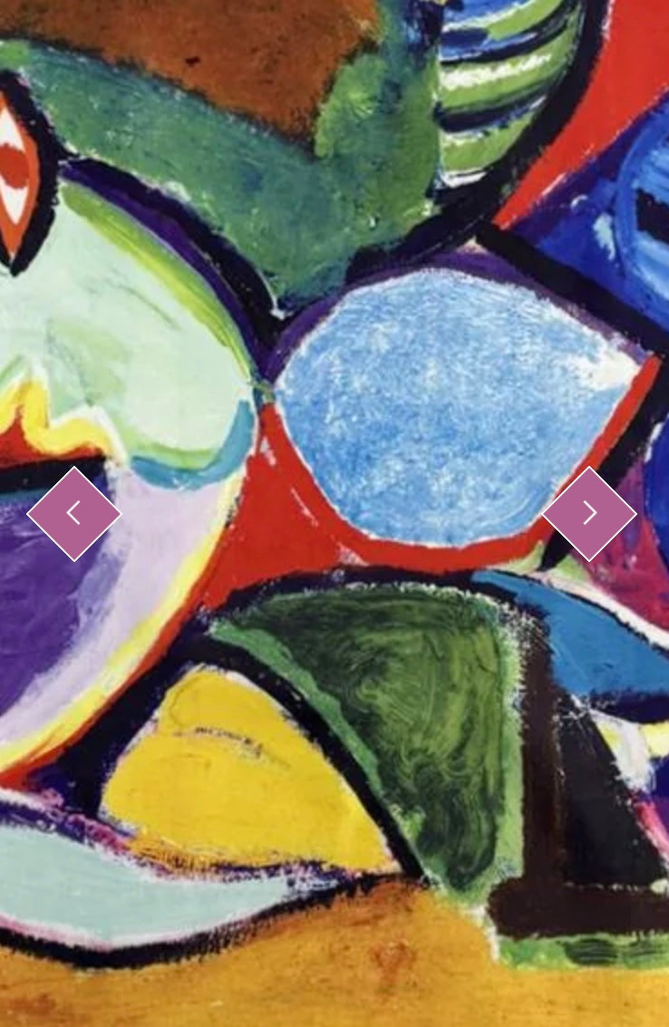 Picasso 'Girl with Two Faces' Silk Square Scarf