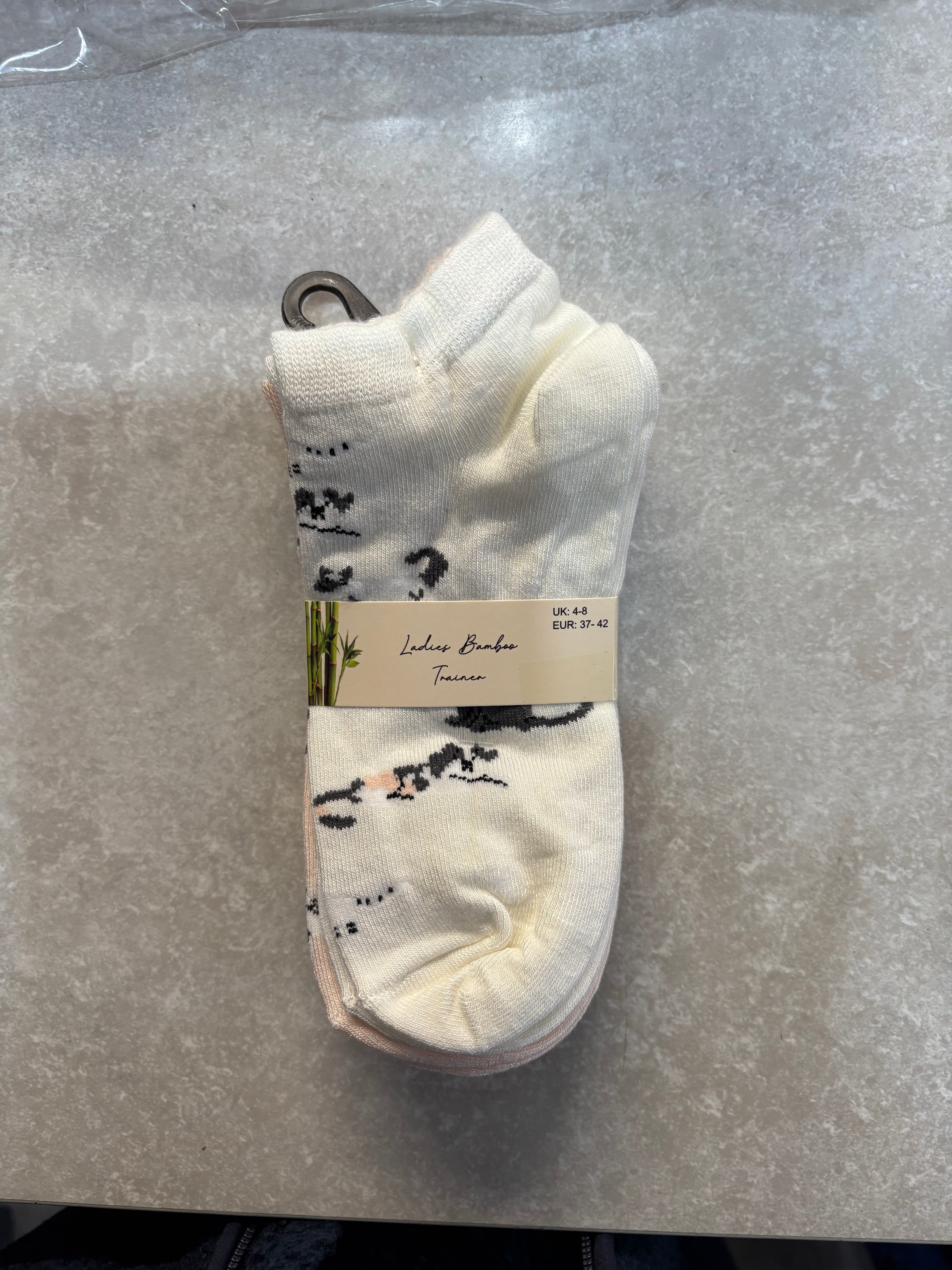 SE192 Bamboo Cat & Dog Trainer Socks pack of 3