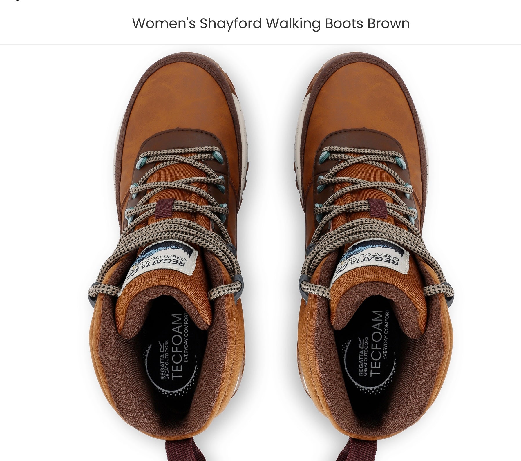 RWF899 Women's Shayford Walking Boots | Brown
