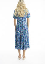 30043 Cayman Dress Godet Short Sleeve
