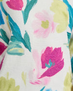 235 FLORAL PRINT FLUFFY YARN JUMPER