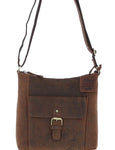 Vintage Equestrian Leather Handbag Mud/Brown: Worcester