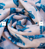 INF2 INFINITY SCARF - WATERCOLOUR BIRDS