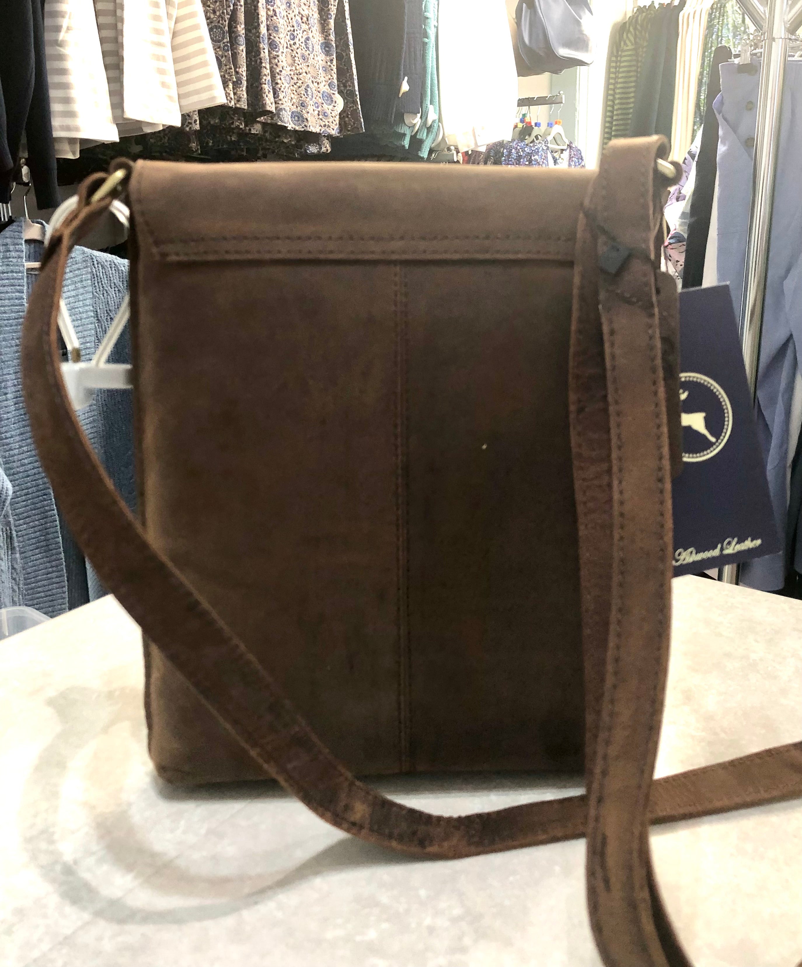 Ela 1495 Leather Crossbody Bag