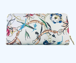 5642 Floral Chain Print Purse