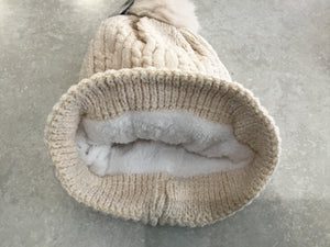 HH2359 Chenille Pom Pom Hat