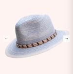 NAT51 NATALIE HAT - DENIM WITH ROPE BAND