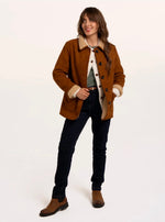 Hawthorn Faux Suede And Shearling Coat