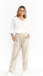 DW132J Linen Blend Trousers