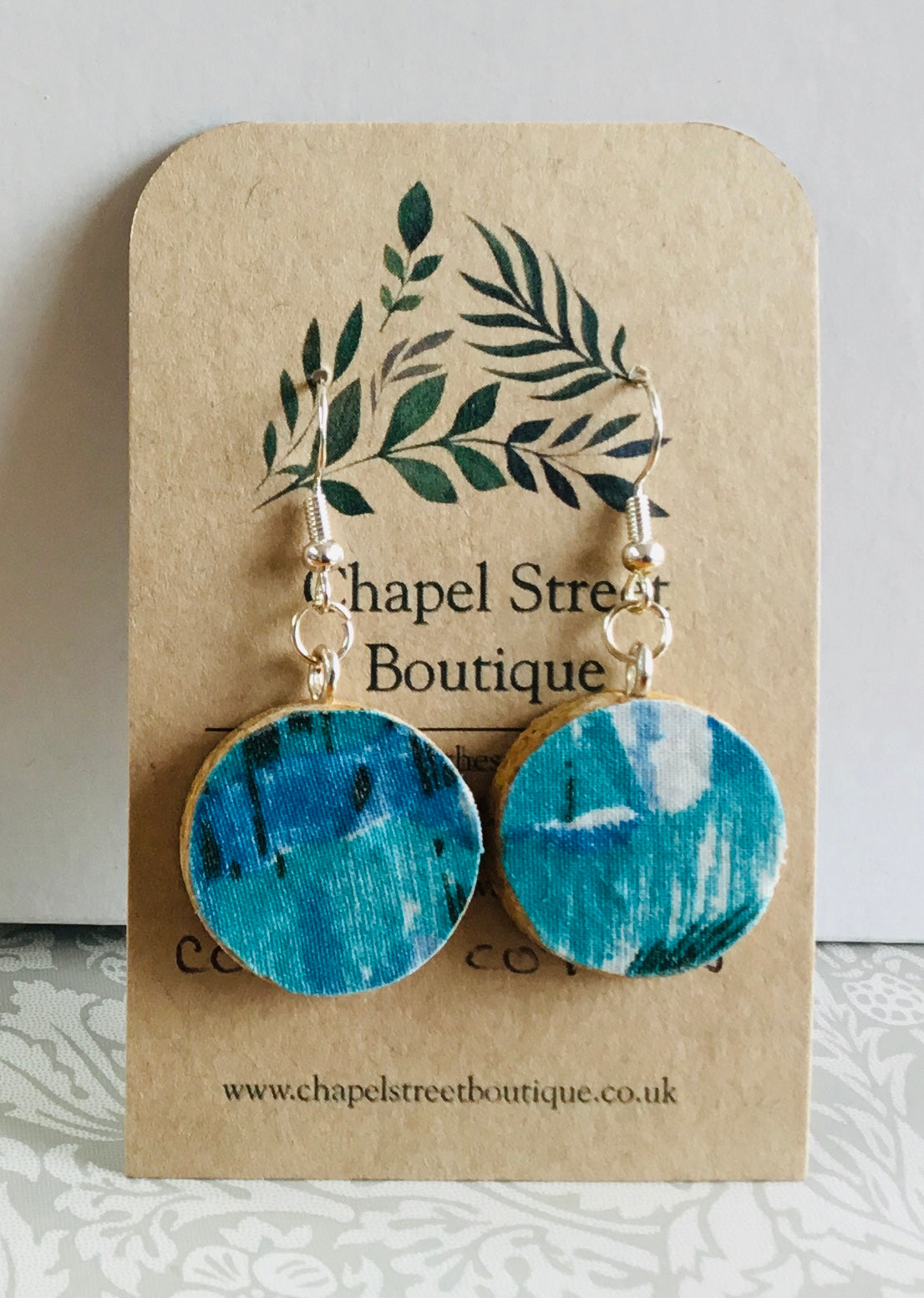 Cork and Cotton Earrings