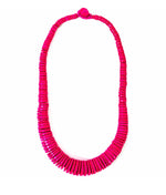 NK614 Graduated Coco Disc Necklace