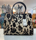 H-55 Leather Hairon Hand Bag