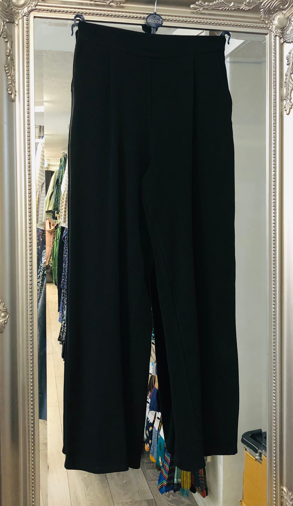 5716 Black Wide Leg Trouser
