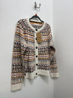 Gertrud Intarsia Knitted Cardigan