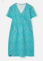 Lena Dress - Soft Teal Floral
