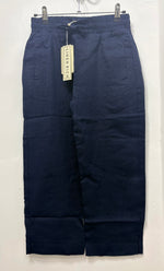 4390 Linen Blend Crop Trouser