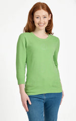 200 FLORAL SEQUIN EMBELLISHED KNITTED JUMPER