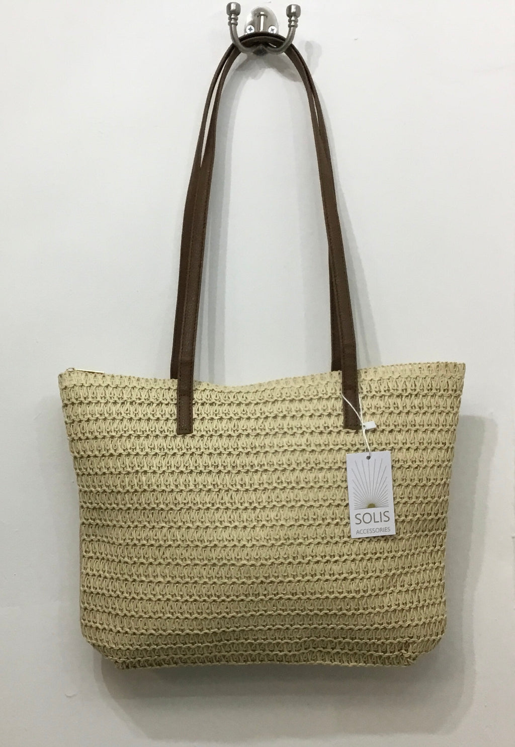 G160 Plain Rattan Tote Bag