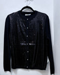 Black Elsa Sequin Cardigan