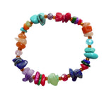 Mw21b Chippings Crystal Elasticated Bracelet