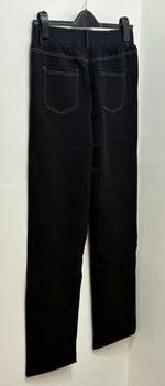 706T Black Straight Leg Ponte Trouser