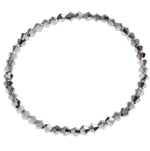 F0287 4mm glass bead bracelet