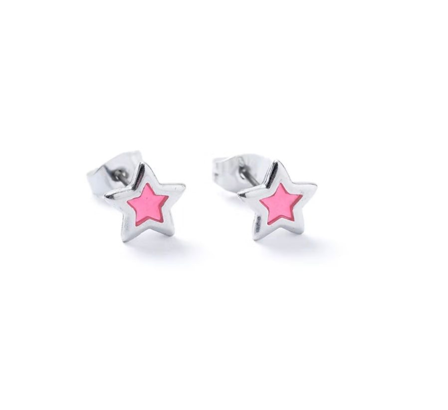 Silver Plated Stud Earrings