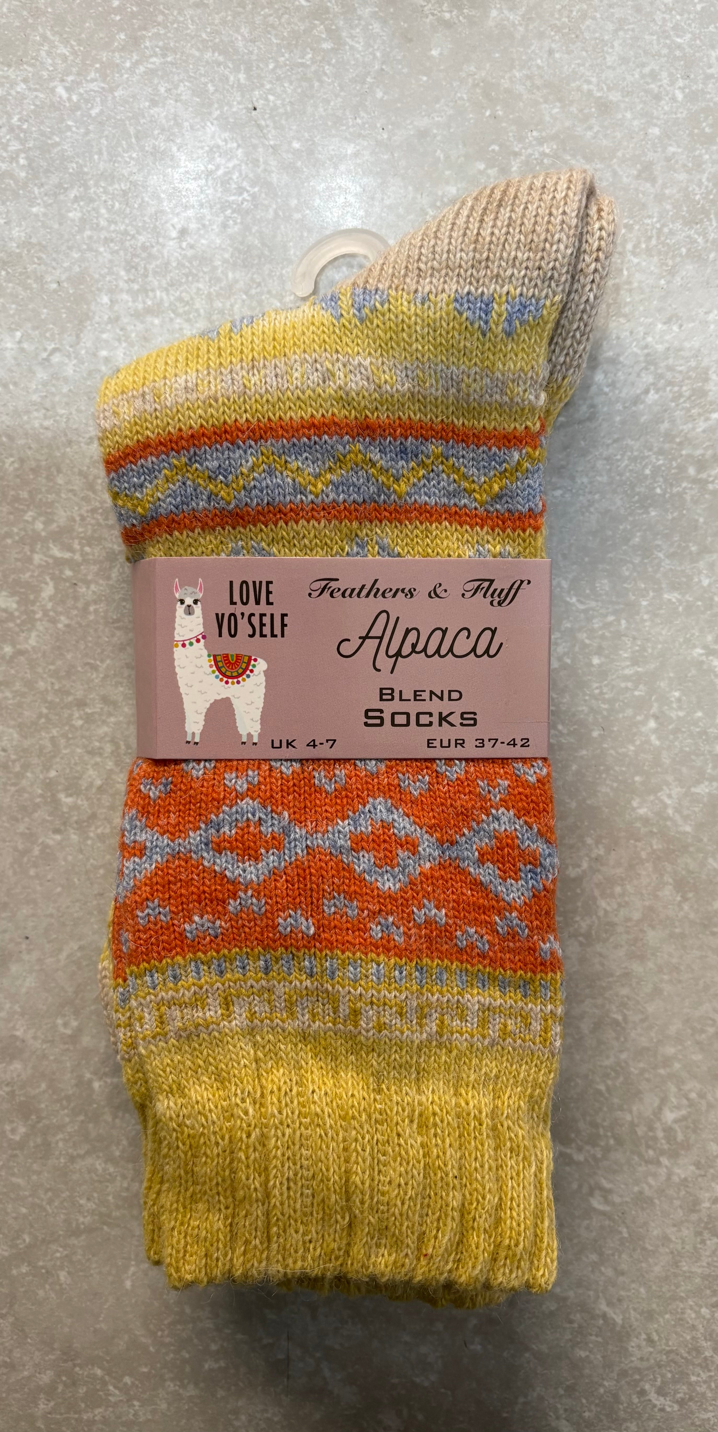 SE179 Alpaca Boot Socks