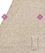 8622 Plain Pull-Through Knit Wool Blend Triangle Scarf Wrap