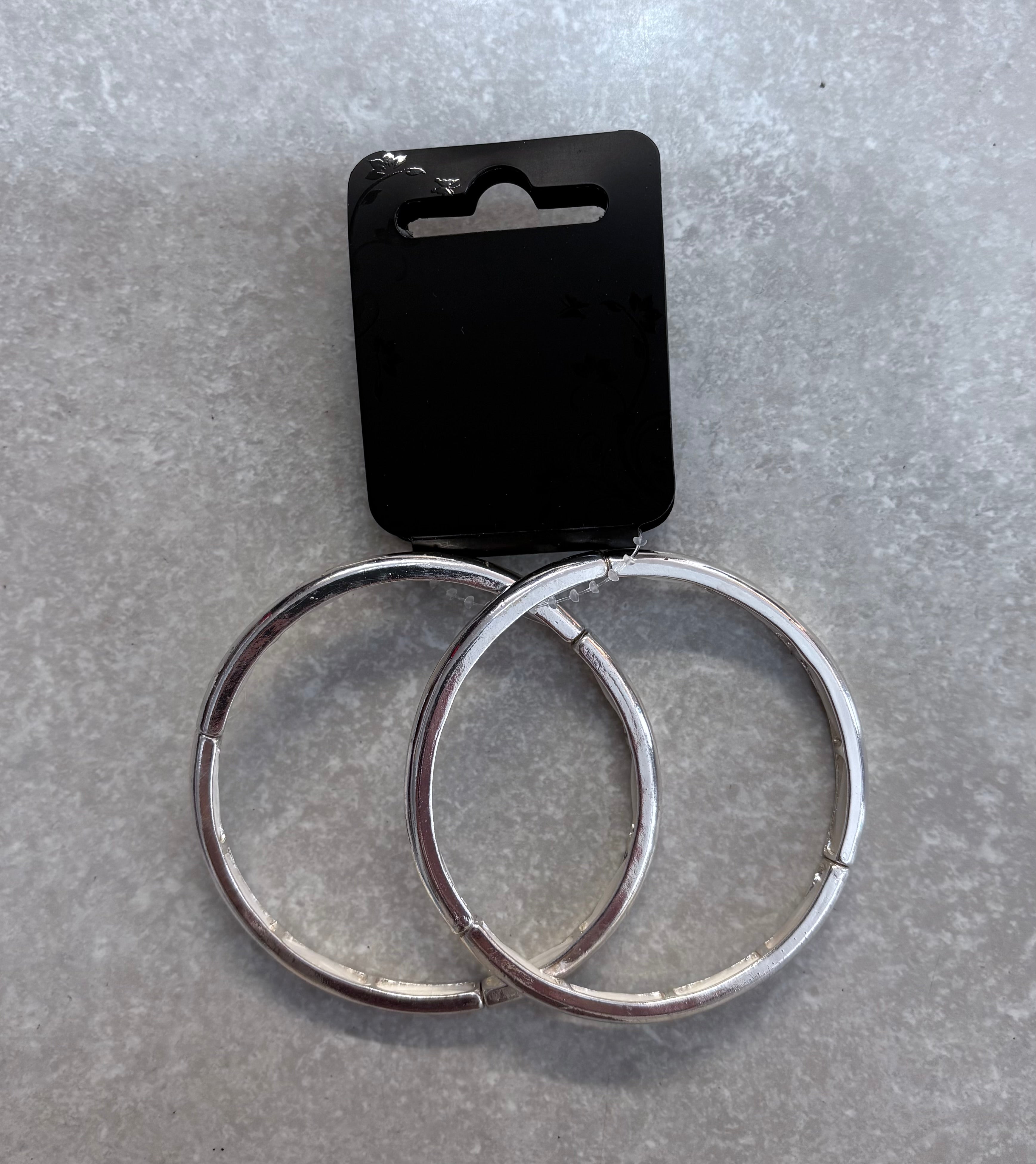 203782 Brackets Silver Tone