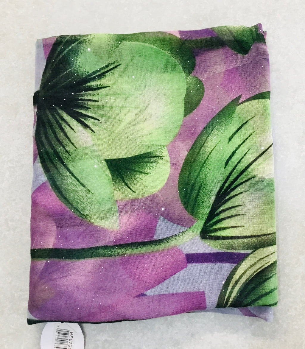 PS6795 Silver glitter Scarves