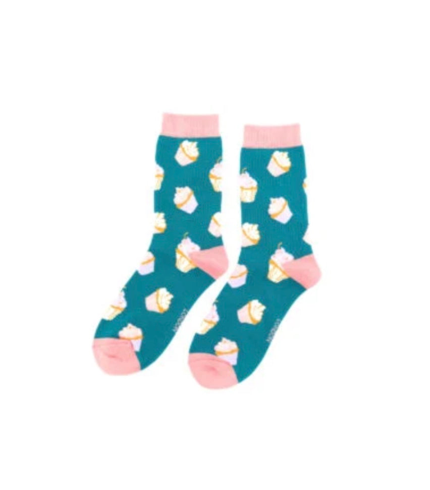 SKS356 Cupcakes Bamboo Socks