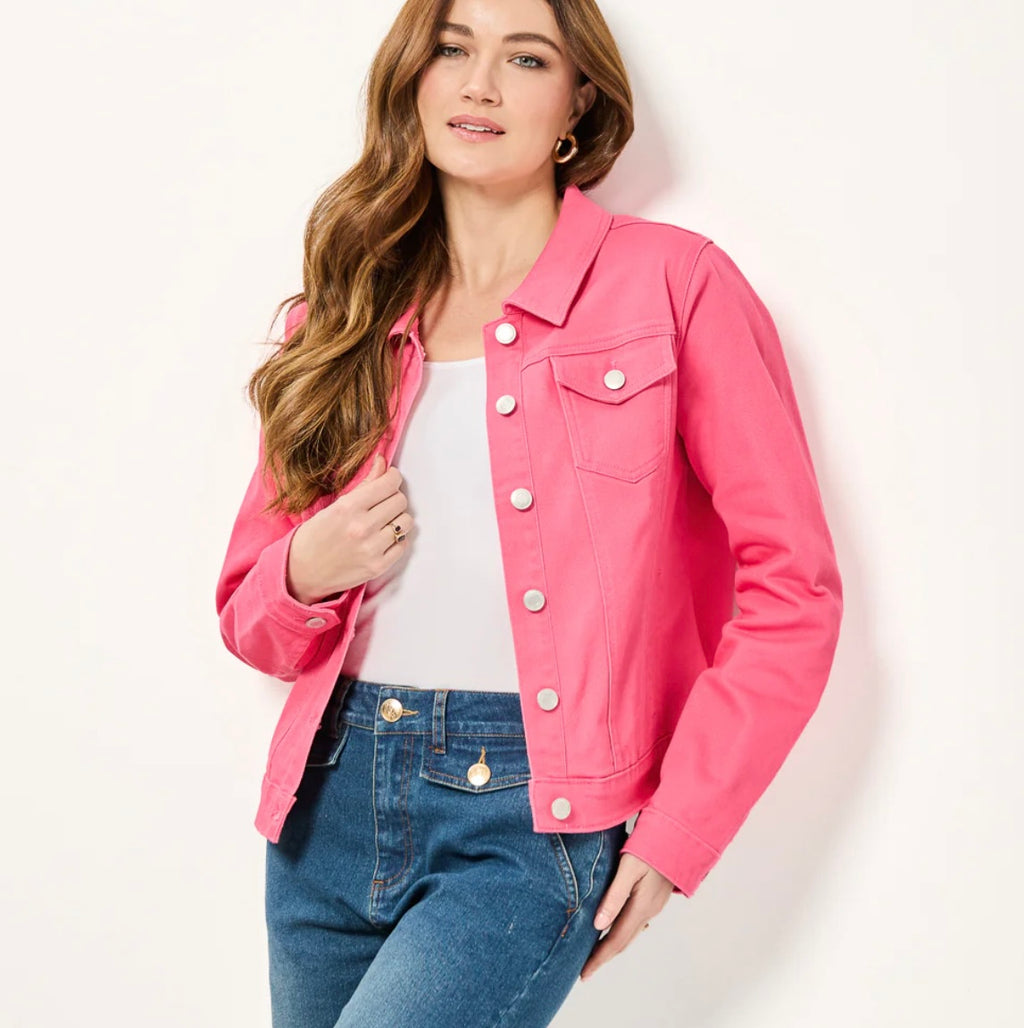 COLOURED DENIM JACKET