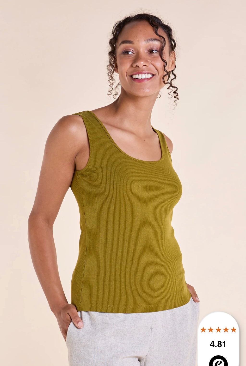 RY4161 Ribbed Jersey Vest