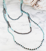 PP1502 LONG 3-STRAND BEADED NECKLACE