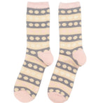 TSW001 Fluffy Circle Socks