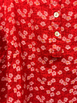 Sbalexa 3/4 Sleeve Ditsy Blouse