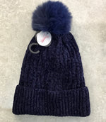 HH2359 Chenille Pom Pom Hat