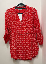Sbalexa 3/4 Sleeve Ditsy Blouse