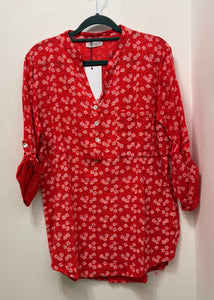 Sbalexa 3/4 Sleeve Ditsy Blouse