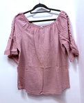 976 solid Lace blouse