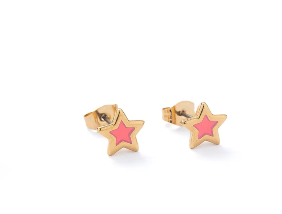 24ct Gold Plated Stud Earrings
