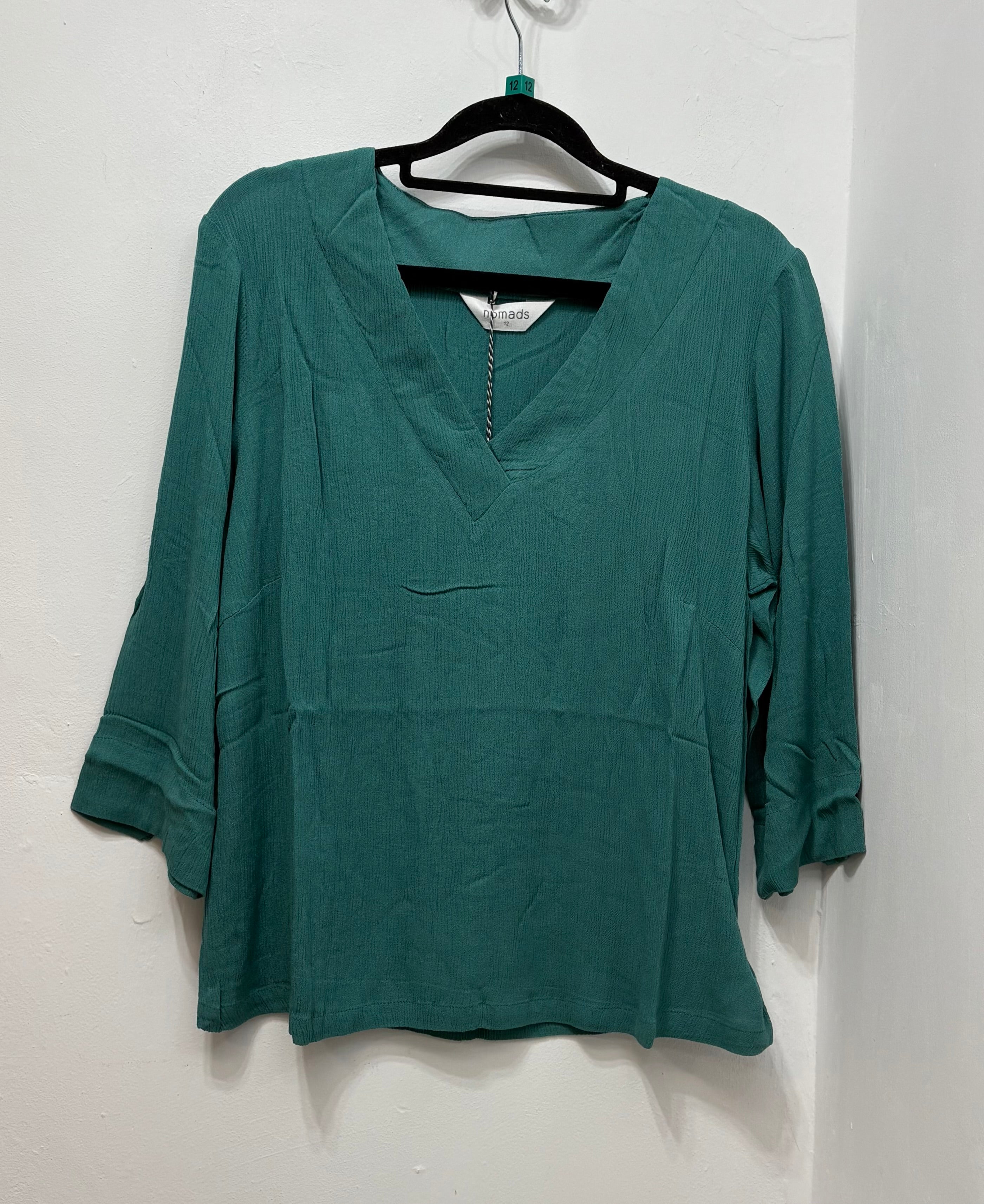 VK4145 Plain 3/4 Sleeve Top
