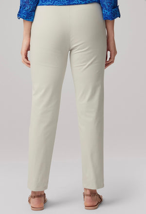 Cotton Twill Eliana Trouser - Stone